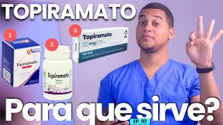 TOPIRAMATO PARA QUE SIRVE  3 COSAS [upl. by Yniatirb839]