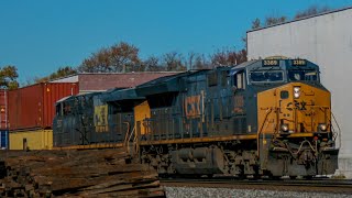 CSX I168 passing Ridgefield Park NJ  11224 [upl. by Youngman]