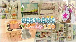 Aesthetic Mods for PE  BE Minecraft 120 [upl. by Eziechiele]