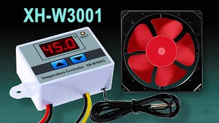 How to Setup XHW3001 Temperature Controller Controlling a Fan using Digital Thermostat [upl. by Nileuqcaj994]