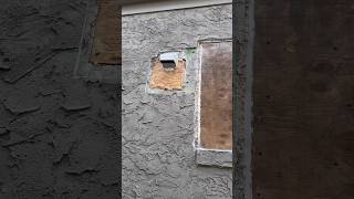 How to patch stucco wall [upl. by Hendel392]