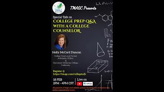 TMAGC College Talk Series [upl. by Erastes502]