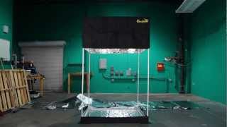 Setup Grow Room Time Lapse How to Build Gorilla style [upl. by Showker690]