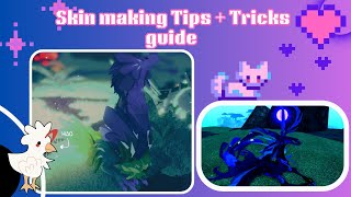 Creatures of Sonaria  SkinMaking Tips amp Tricks [upl. by Storfer815]