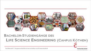 Biotechnologie Lebensmitteltechnologie Pharmatechnik amp Verfahrenstechnik I Hochschule Anhalt [upl. by Reseta571]