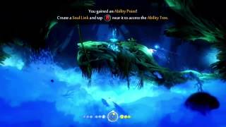 Ori and the Blind Forest Close Call achievement Ginso tree climbing flooding [upl. by Ahsiet]