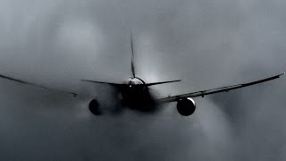 Emirates Boeing 777  making and busting clouds [upl. by Gelman]