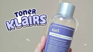 Nước hoa hồng Dear Klairs Supple Preparation Unscented Toner 180ml  Toner Klairs [upl. by Aneleairam934]