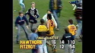 Entire 1986 Preliminary Final  Hawthorn vs Fitzroy Channel 7 [upl. by Brita801]