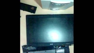 Disassemble Acer Travelmate 4000 laptop [upl. by Cila]