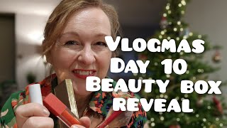 VLOGMAS day 10  whats in my latest Look Fantastic beauty box 💄💋 [upl. by Cornish]