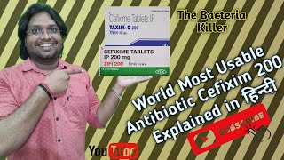 Cefixime 200mg use in Hindi  how to use cefixime tab  best antibiotics in worldzifi taxim typhoid [upl. by Issor]