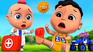 Ouch Baby ZomZom Got A Boo Boo ㅣEP16  Boo Boo Song In The Park ㅣFun Nursery Rhymes for Kids [upl. by Selwin]