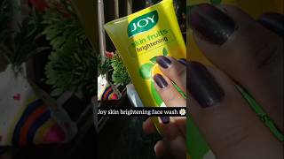 Joy skin fruits brightening face wash review joy skin fruits face wash shorts ytshorts review [upl. by Aisinut657]