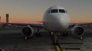 MSFS FBW A32NX landing at Ben Gurion [upl. by Aeki92]