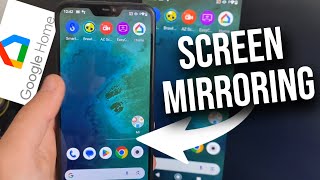 How to connect mobile phone to Smart tv with Google home App Screen mirroring Or Screen cast [upl. by Sigvard]