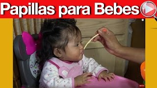 Recetas  Papillas para Bebes  Recetas en Casayfamiliatv [upl. by Hairim]