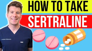 Doctor explains HOW TO USE SERTRALINE aka Lustral  Zoloft including side effects amp more [upl. by Melita]