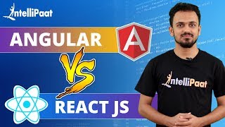 Angular vs React  Difference between Angular and React  Intellipaat [upl. by Ilaw]