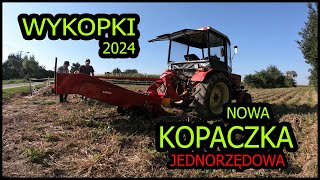 Wykopki Ziemniaków 2024 NOWA KOPACZKA JBM Jednorzędowa Recenzja [upl. by Cornwall]