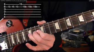 RockBlues Guitar Solo Basics Part 1 of 3 [upl. by Ecirehs113]