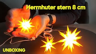 Herrnhuter Stern ⭐️ Miniaturstern 8 cm Gelb [upl. by Leroi533]