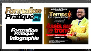 Pratique de Conception daffiche pour mieux maîtriser photoshop [upl. by Shadow]