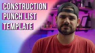 Construction Punch List Template Excel TeamGantt [upl. by Arrac]