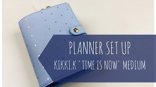 PLANNER SET UP  Personal  Medium Size Kikkik Time is Now Planner  2017 [upl. by Imij]