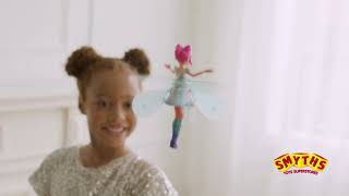 Hatchimals Pixies Crystal Flyers Starlight Idol Magical Flying Pixie Toy with Lights Smyths Toys [upl. by Nassir]