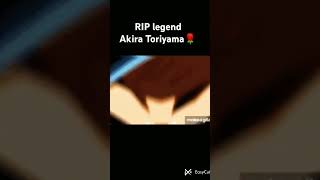 Rip legend Akira Toriyama sorry for bad qualitydragonballz akiratoriyama [upl. by Carolann]