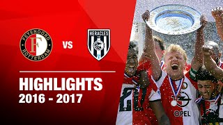 FEYENOORD LANDSKAMPIOEN  Highlights Feyenoord  Heracles Almelo  Eredivisie 20162017 [upl. by Adnawuj]