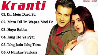 Kranti Movie All Songs Jukebox  Bobby Deol Amisha Patel  INDIAN MUSIC [upl. by Etan]