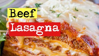 How to make Beef Lasagna Cheese Sauce  Moya Moy’s Kitchen [upl. by Lig]