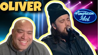 Oliver Steele “High And Dry” Reaction  American Idol 2023 [upl. by Ahcirt]