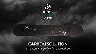 Jones Snowboards 2020 Carbon Solution [upl. by Blaze630]