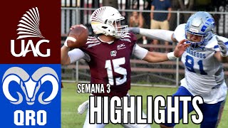 Tecos UAG vs Borregos QRO Highlights  Semana 3  Liga Mayor ONEFA 2024 [upl. by Felty]