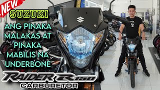 SUZUKI RAIDER 150 Carburator Type The Underbone King [upl. by Adnawal]