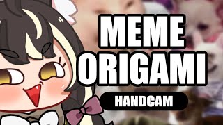 【Handcam】MEME ORIGAMI FOR CHILDRENS DAY [upl. by Roda]