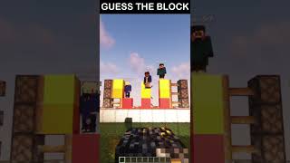 Guess The Block in minecraft shorts minecraftshorts [upl. by Enilatan]