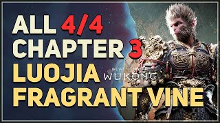 All Chapter 3 The New West Luojia Fragrant Vine Locations Black Myth Wukong [upl. by Jeffie]