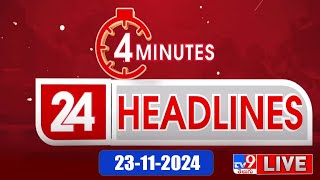 4 Minutes 24 Headlines LIVE  Top News  23112024  TV9 USA [upl. by Ecerehs]