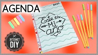 AGENDA DIY PERSONALIZADA 2017 📔 DIY CUATOMIZED 2017 DIARY [upl. by Husain]