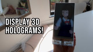 Looking Glass Go unboxing amp first impressions 3D glassesfree display [upl. by Richart]