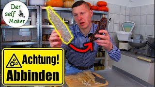 Darm für die Salami Herstellung selber machen Wurst hülle selber machen Tipps rund um die Wurst [upl. by Dougall]