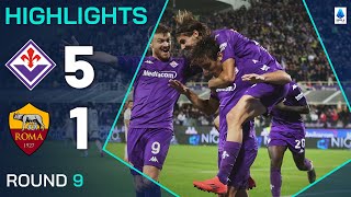 FIORENTINAROMA 51  HIGHLIGHTS  Another big win for the Viola  Serie A 202425 [upl. by Tori]