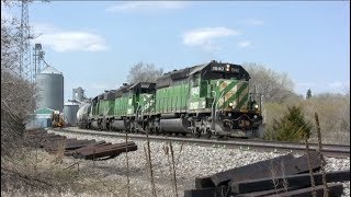 SD402s for five days on the BNSF [upl. by Arvy66]