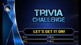 Quiz Game FUN TRIVIA CHALLENGE A BRAIN TEASER [upl. by Dwyer]