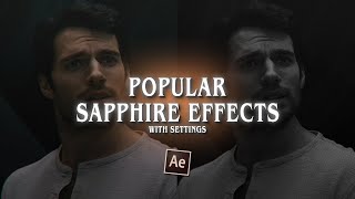 popular sapphire effects with settings  after effects [upl. by Georgi178]