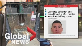 quotVery terrifyingquot Convicted killer from Edmonton charged in Vancouver window smashing rampage [upl. by Aetnahs852]